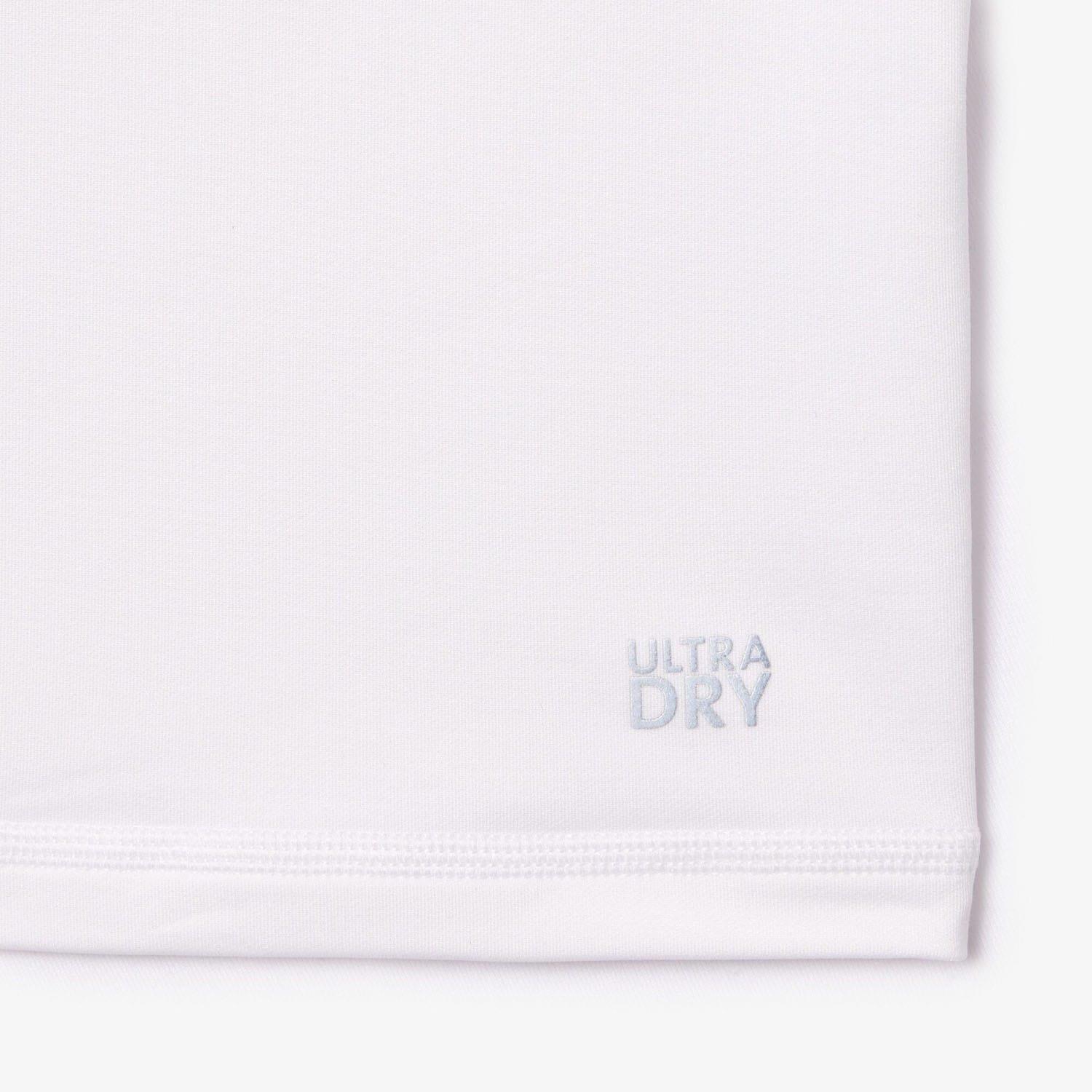White - Lacoste - Ultra Dry Long Sleeved Sport T-Shirt - 6
