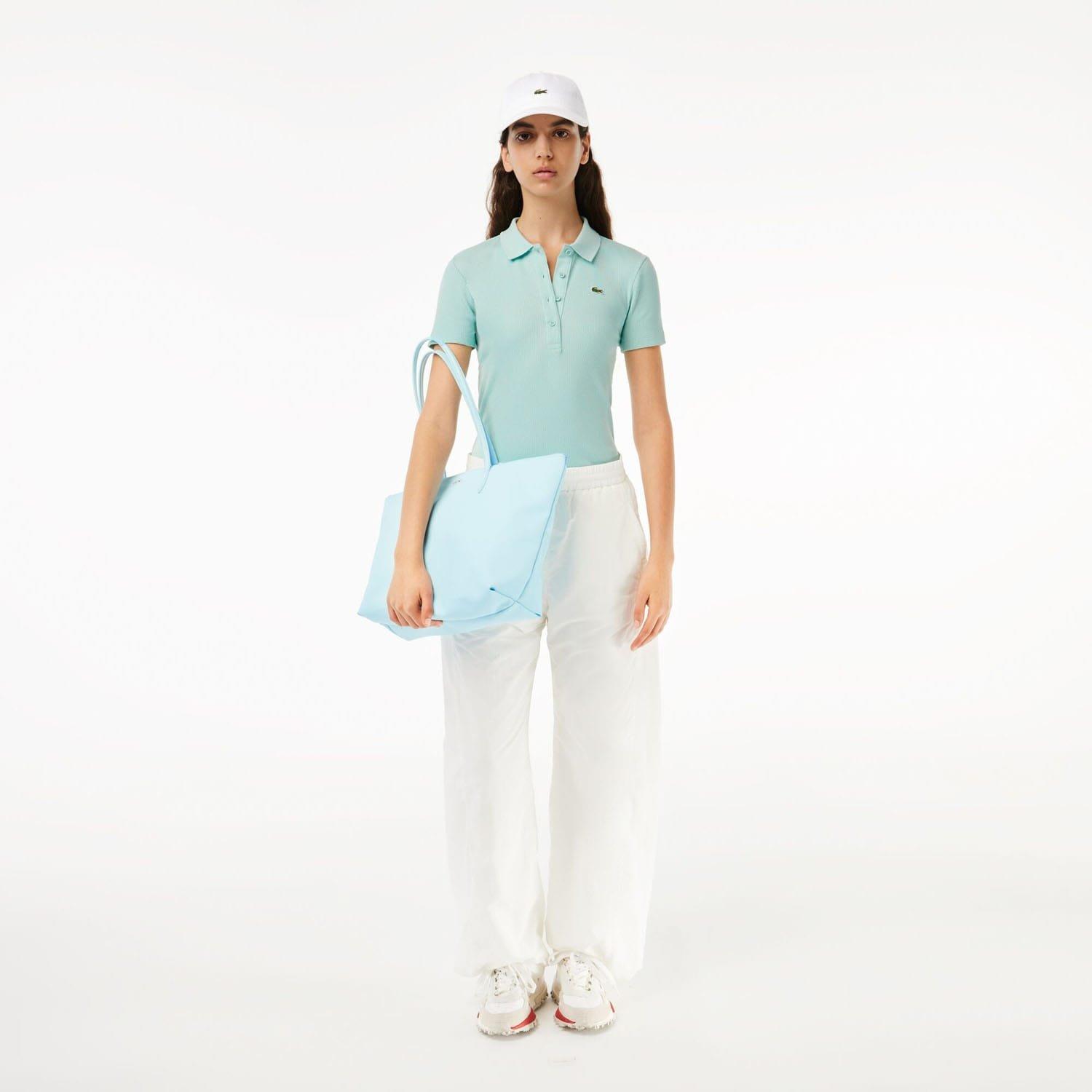 Mint - Lacoste - Slim Fit L.12.D Ribbed Polo Shirt - 3