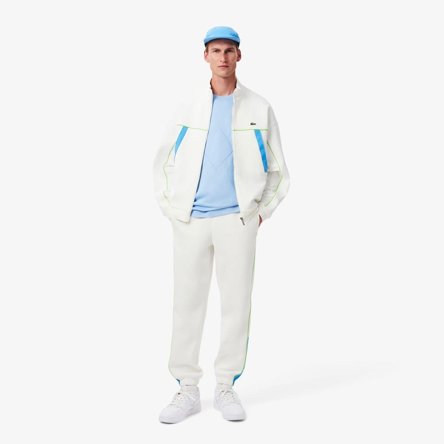 White Blue - Lacoste - Regular Fit Piqu¿ Sweatpants - 3