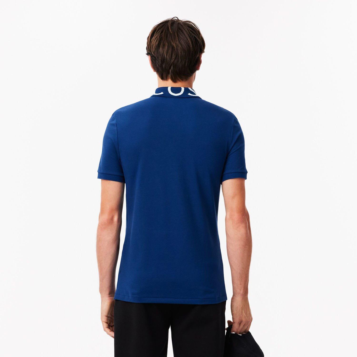 Blue - Lacoste - Slim Fit Movement Piqu¿ Polo Shirt - 2