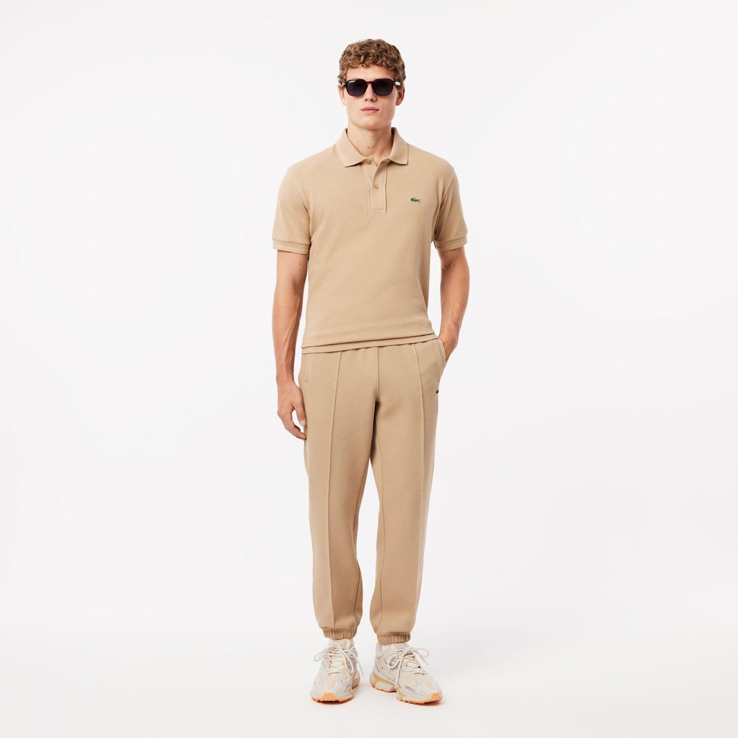 Beige - Lacoste - Regular Fit Piqu¿ Sweatpants - 3