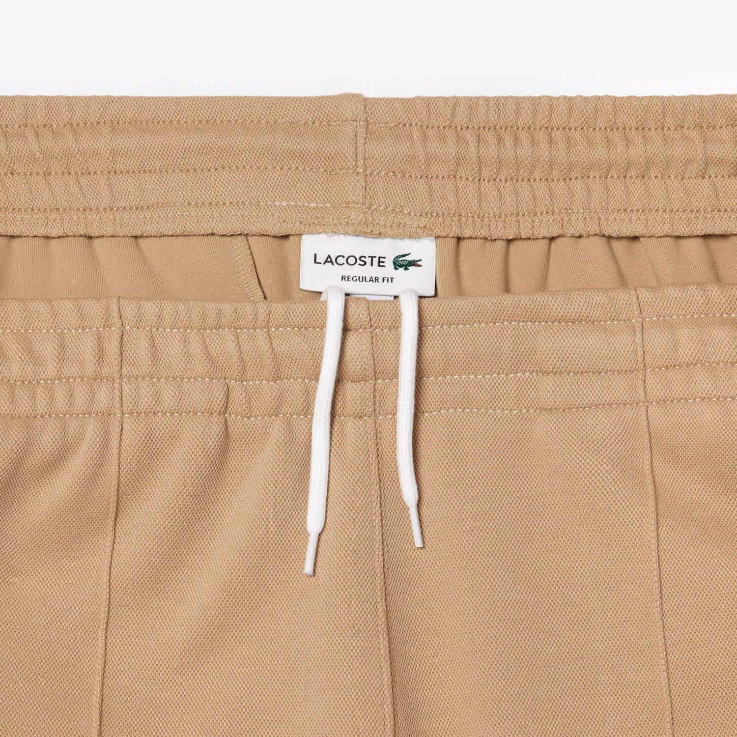Beige - Lacoste - Regular Fit Piqu¿ Sweatpants - 5