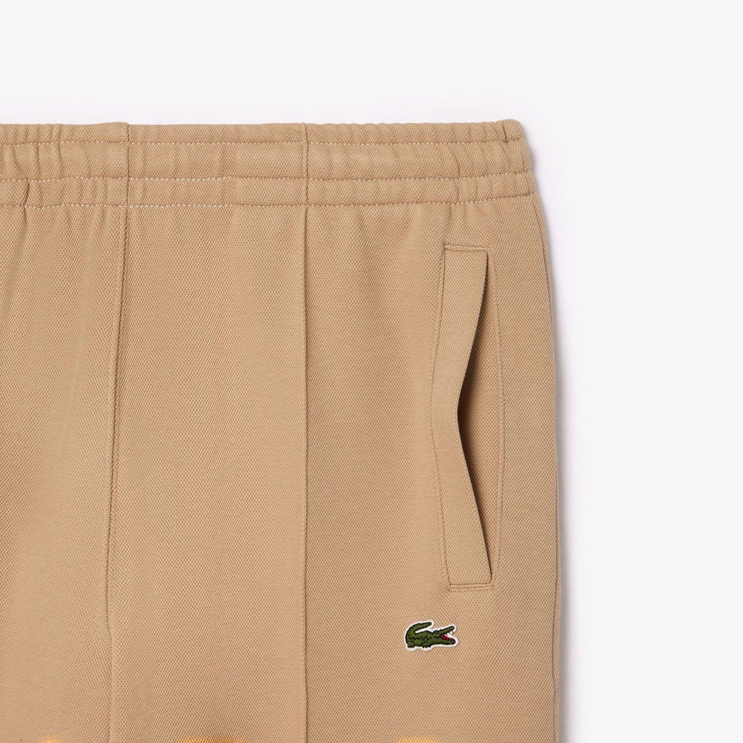 Beige - Lacoste - Regular Fit Piqu¿ Sweatpants - 6