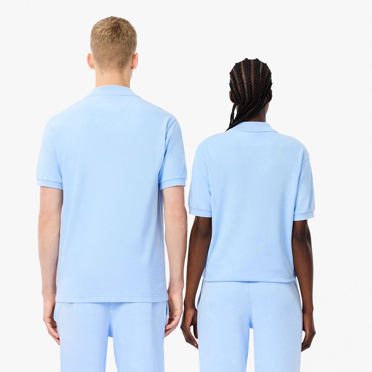 Light Blue - Lacoste - Classic Fit L.12.12 Washed Effect Polo Shirt - 2