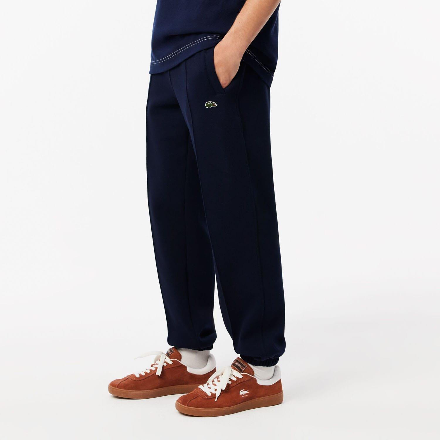 Navy - Lacoste - Regular Fit Piqu¿ Sweatpants - 1