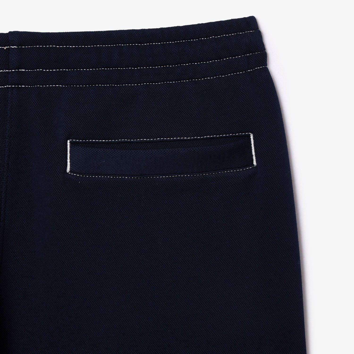 Navy - Lacoste - Regular Fit Piqu¿ Sweatpants - 6