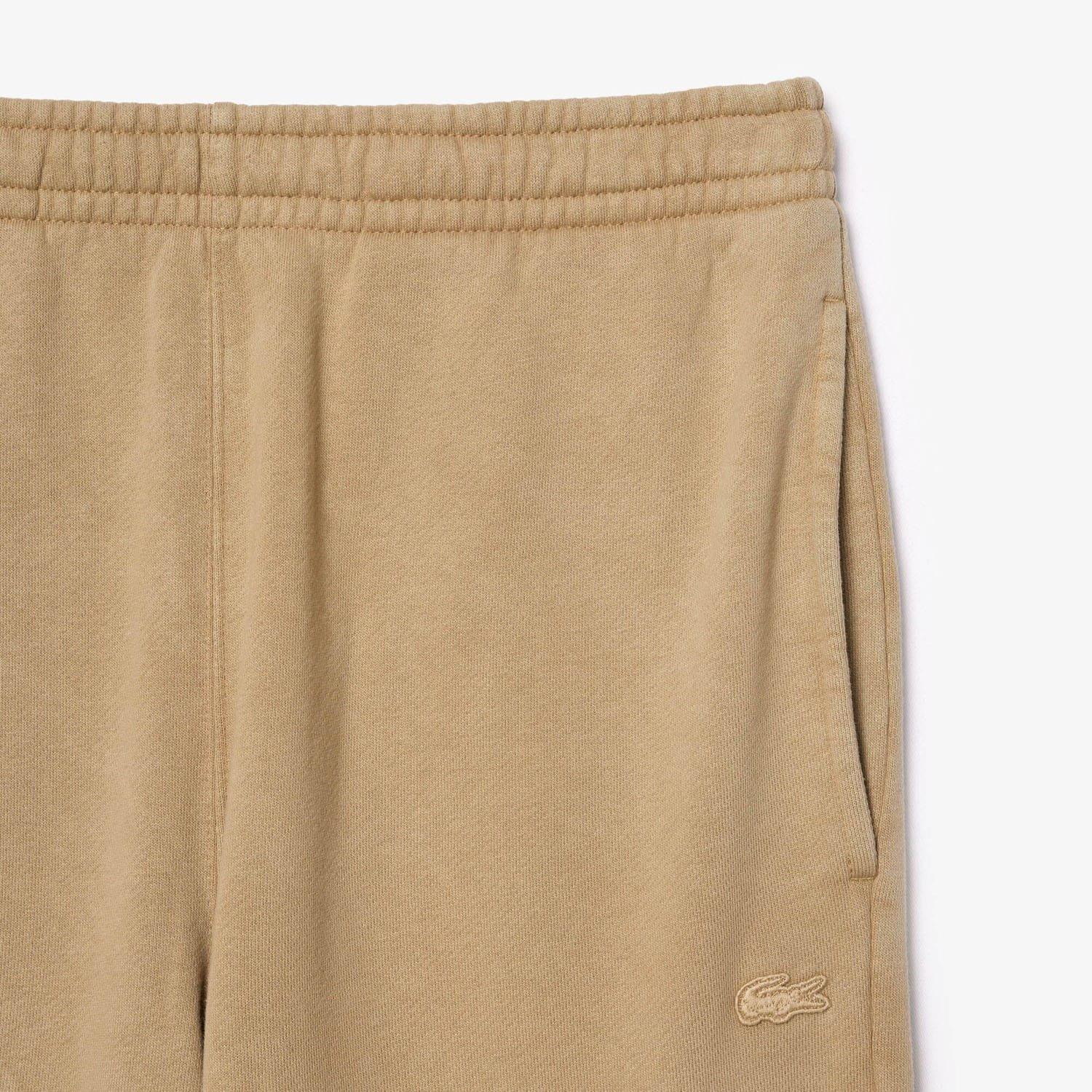 Beige - Lacoste - Regular Fit Cotton Sweatpants - 6