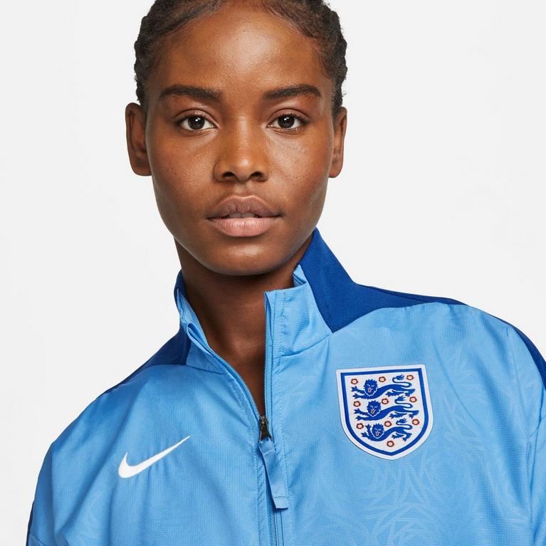 Bleu - Nike - England Anthem Fullzip Jacket 2023 Womens - 3