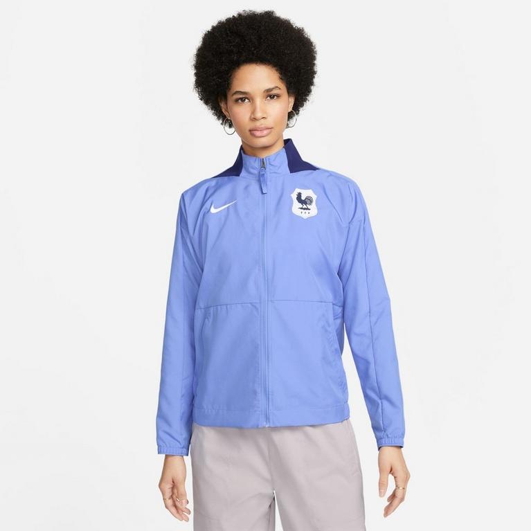 Bleu - Nike - France Anthem Jacket 2023 Womens - 1