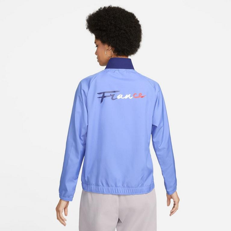 Bleu - Nike - printed hoodie undercover sweater dark brown - 2