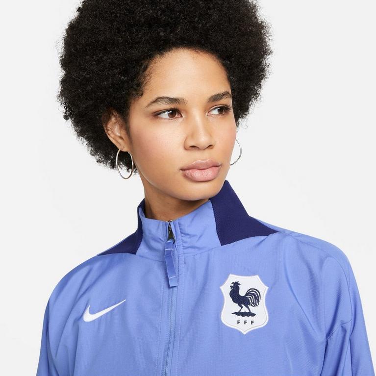 Bleu - Nike - France Anthem Jacket 2023 Womens - 3