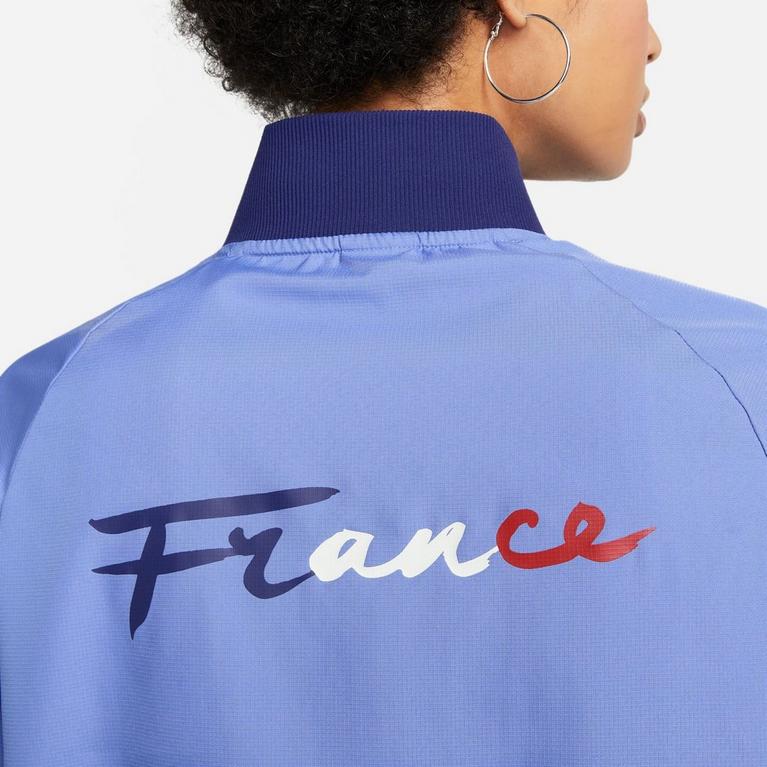 Bleu - Nike - France Anthem Jacket 2023 Womens - 7