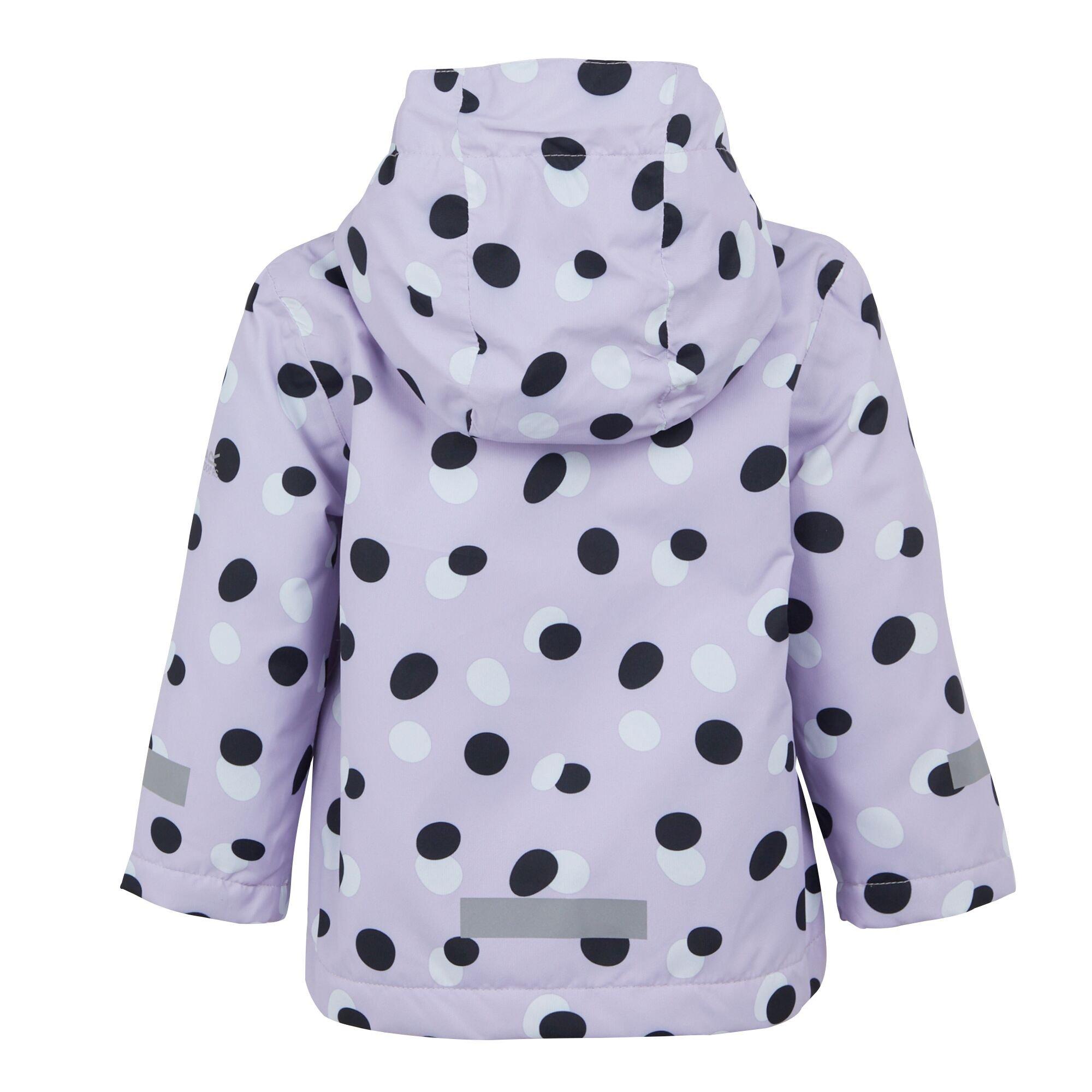Brown - Regatta - Unisex Kids Animal Rainy Day Waterproof Insulated Jacket - 6