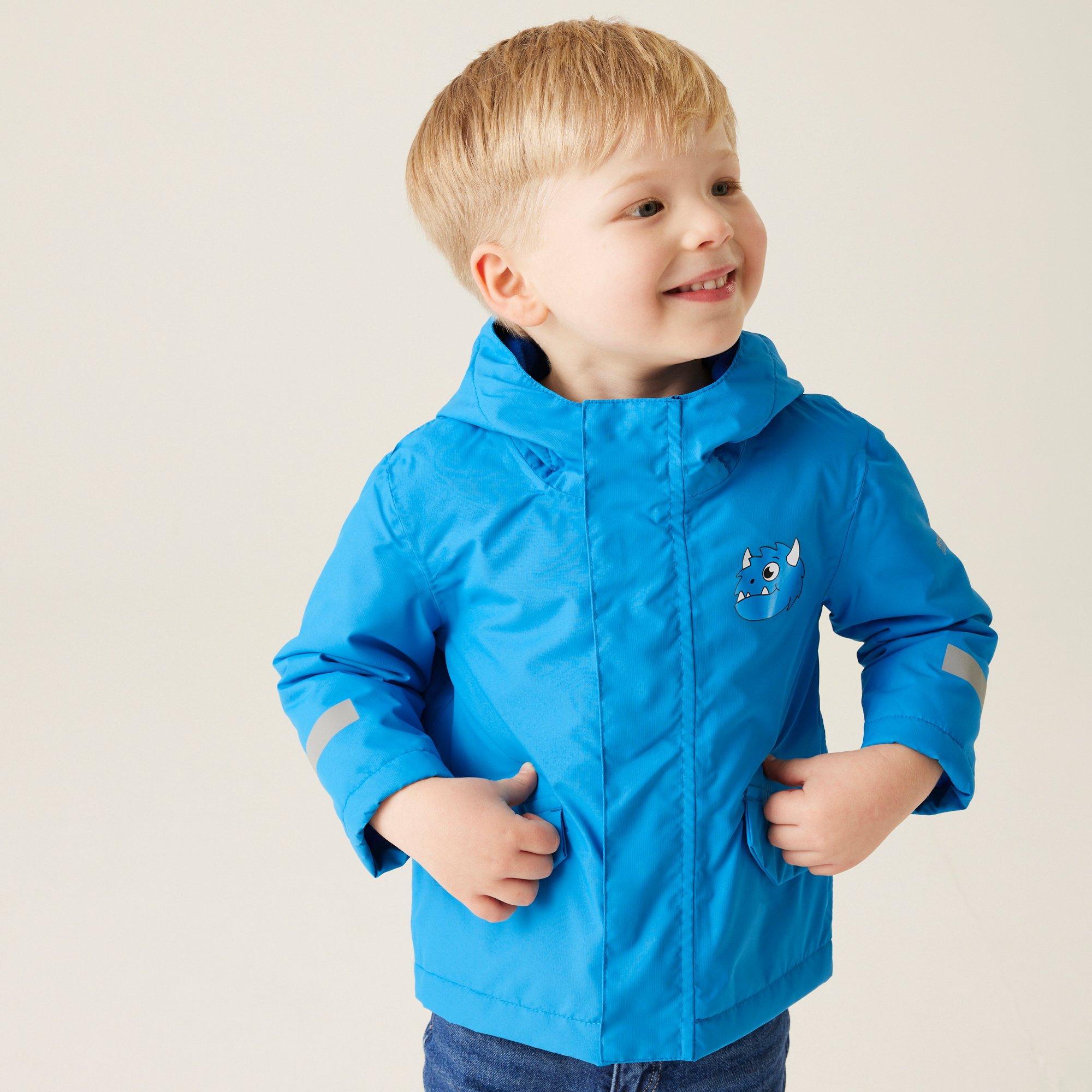 Regatta  Kids Animal Rainy Day Waterproof Insulated Jacket - Blue - 6-12m