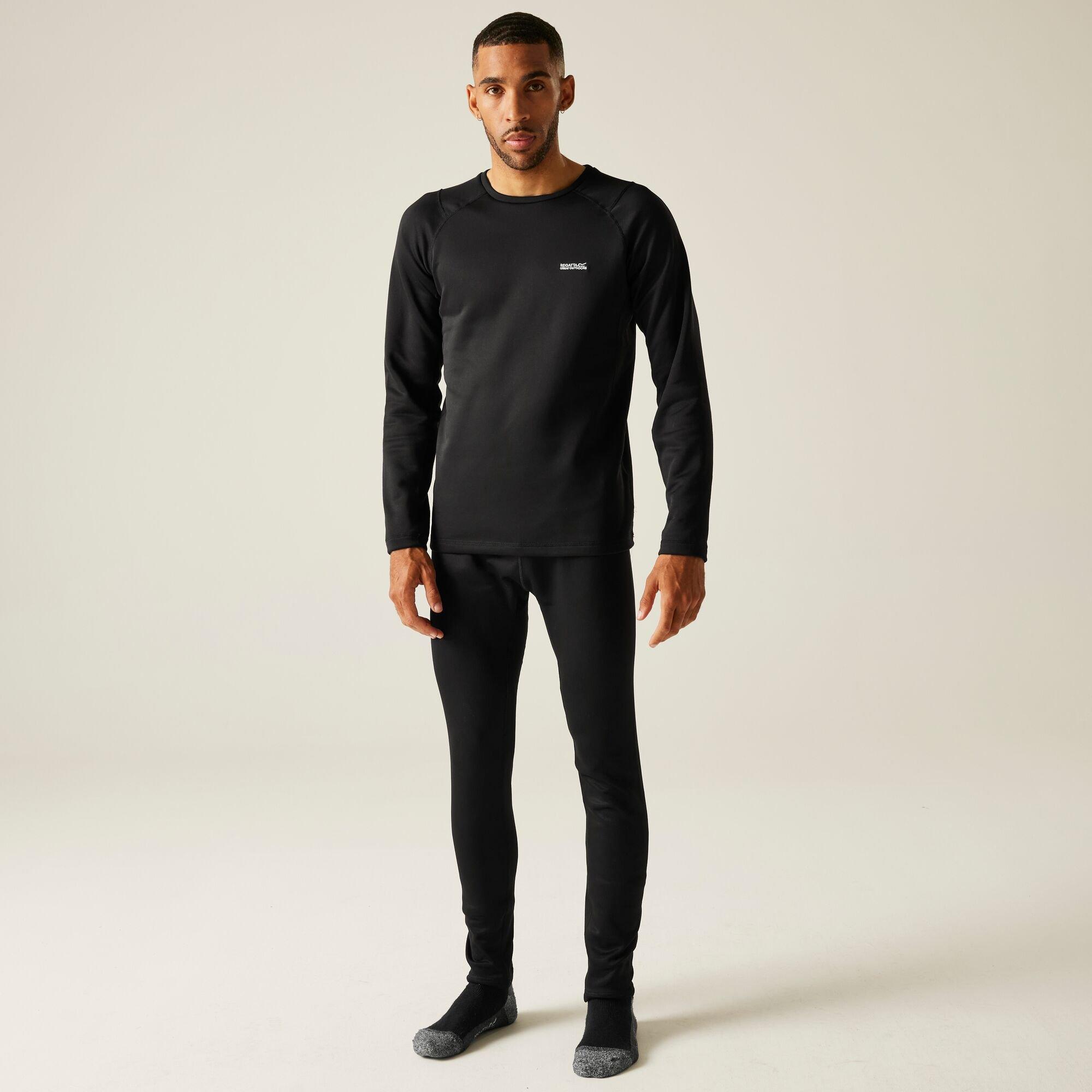 Black - Regatta - Men's Thermal Baselayer Set - 3