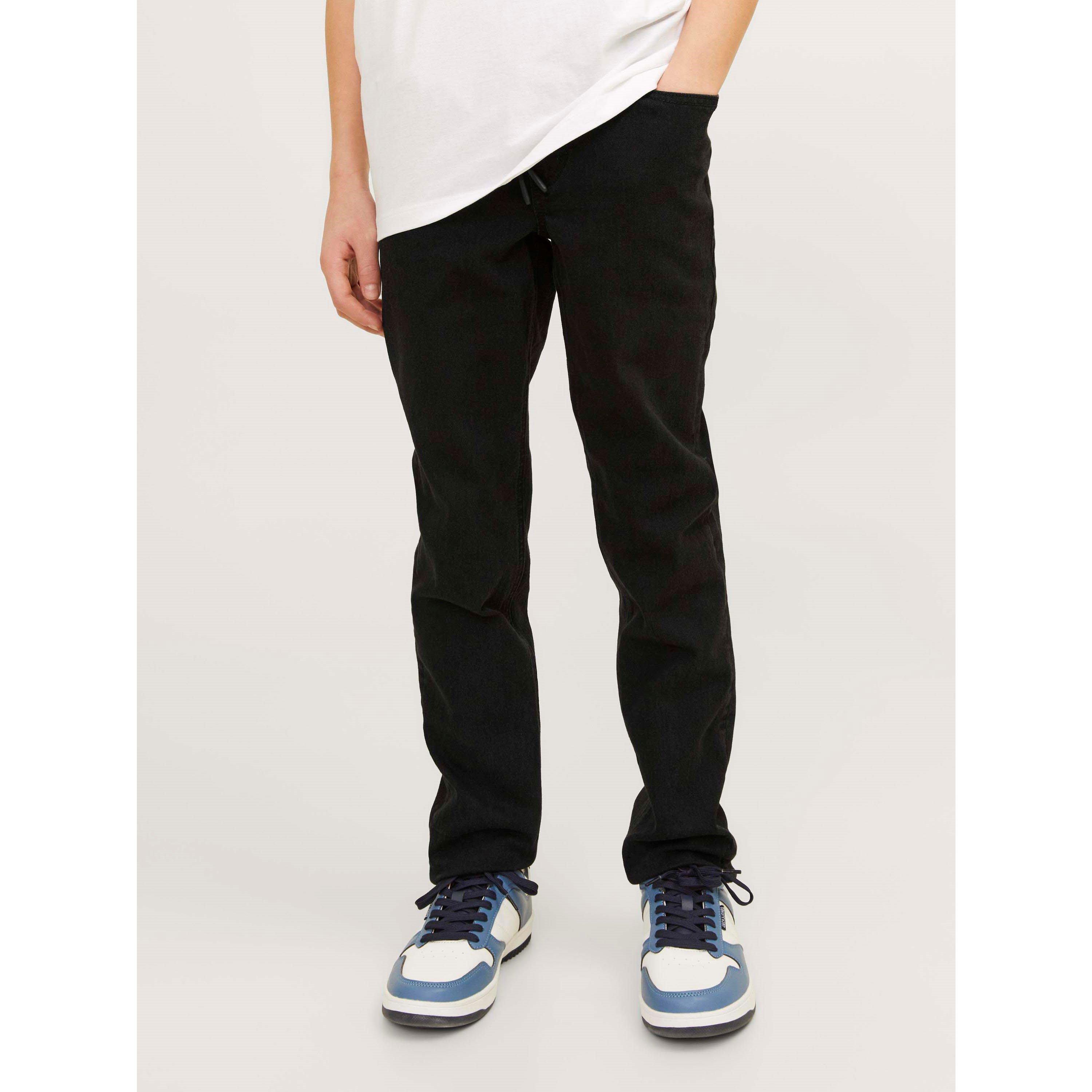Crni trapke - Jack and Jones - Slim Elasticated Glenn Jeans Infant - 3