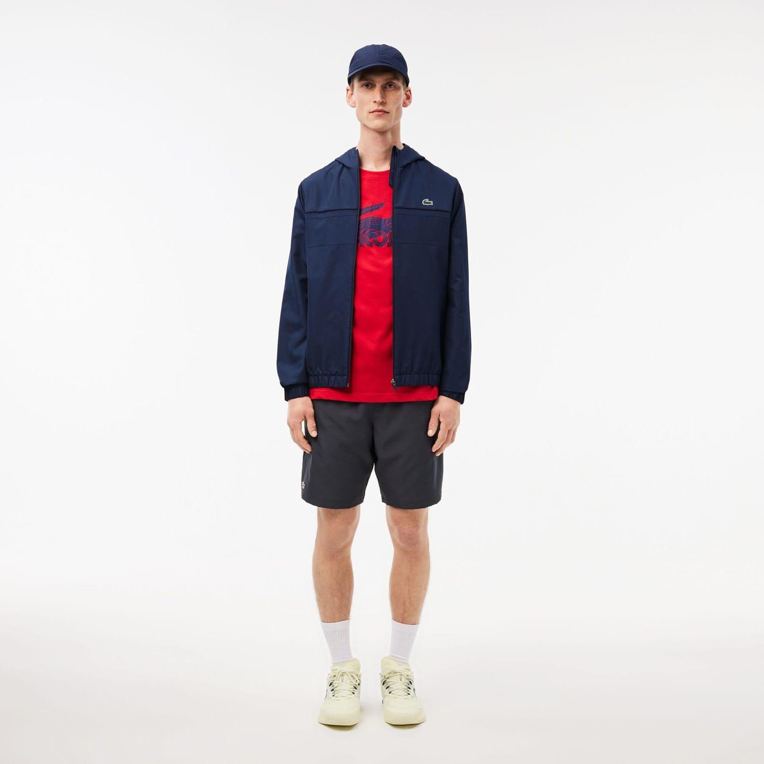 Red Blue - Lacoste - Ultra Dry Cotton Sport T-Shirt - 3