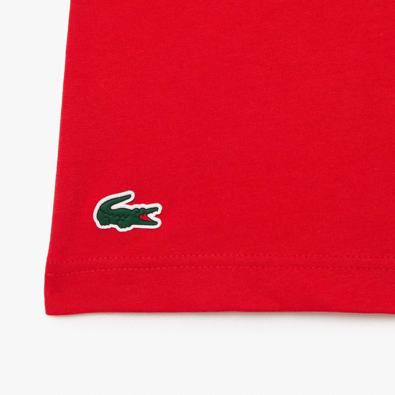 Red Blue - Lacoste - Ultra Dry Cotton Sport T-Shirt - 6