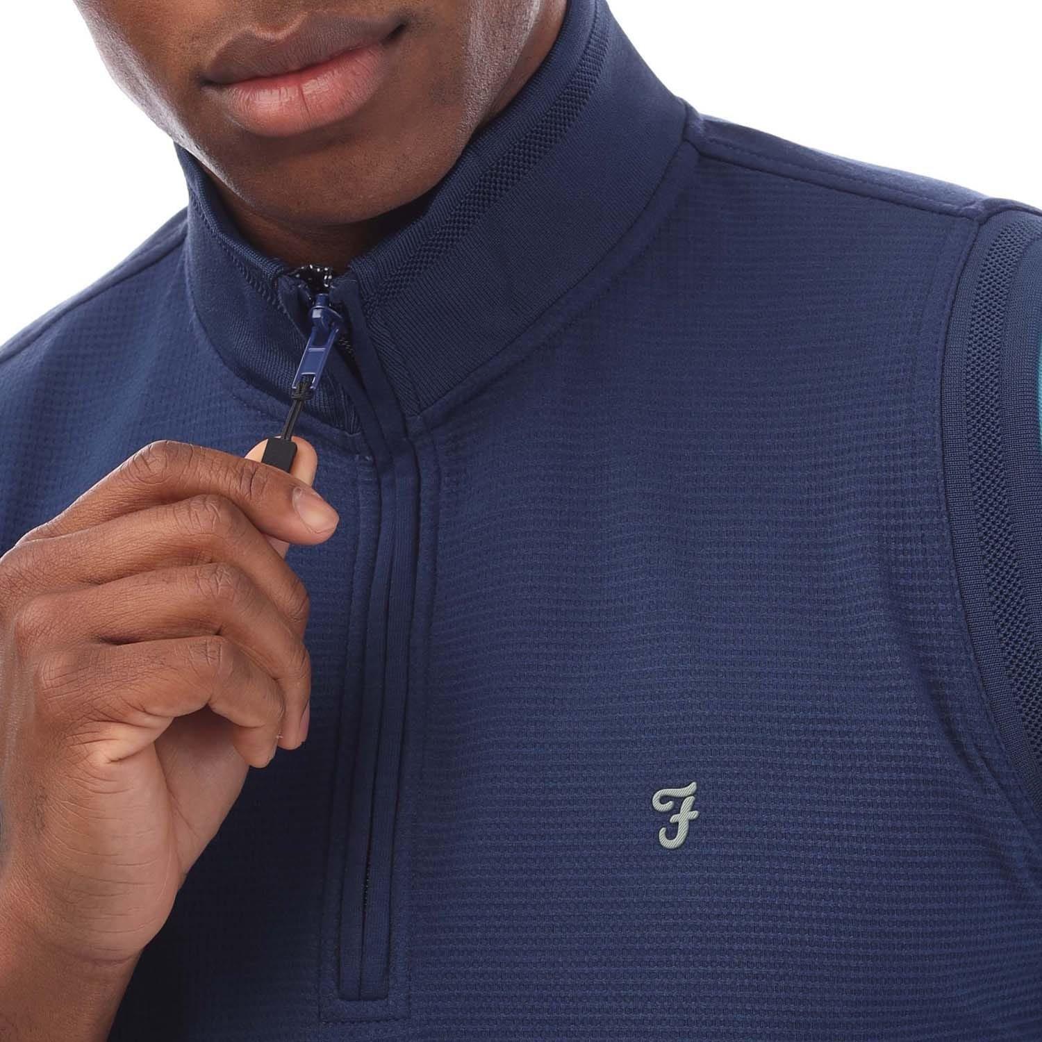 Blue - Farah - Clint Midlayer Gilet - 2