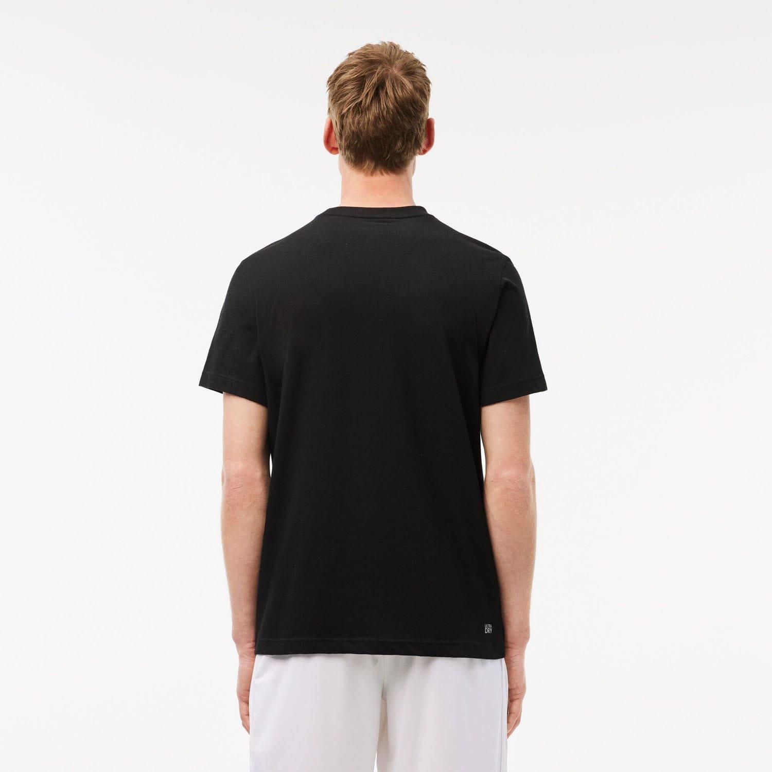 Black - Lacoste - Tennis X Daniil Medvedev T-Shirt - 2