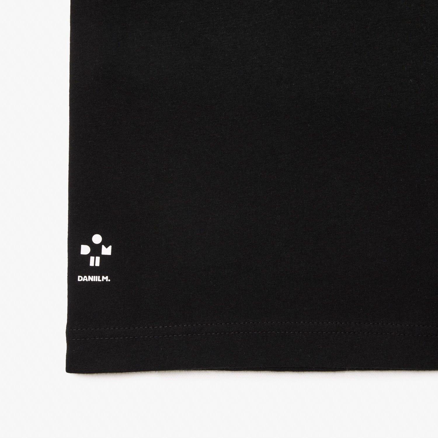 Black - Lacoste - Tennis X Daniil Medvedev T-Shirt - 5