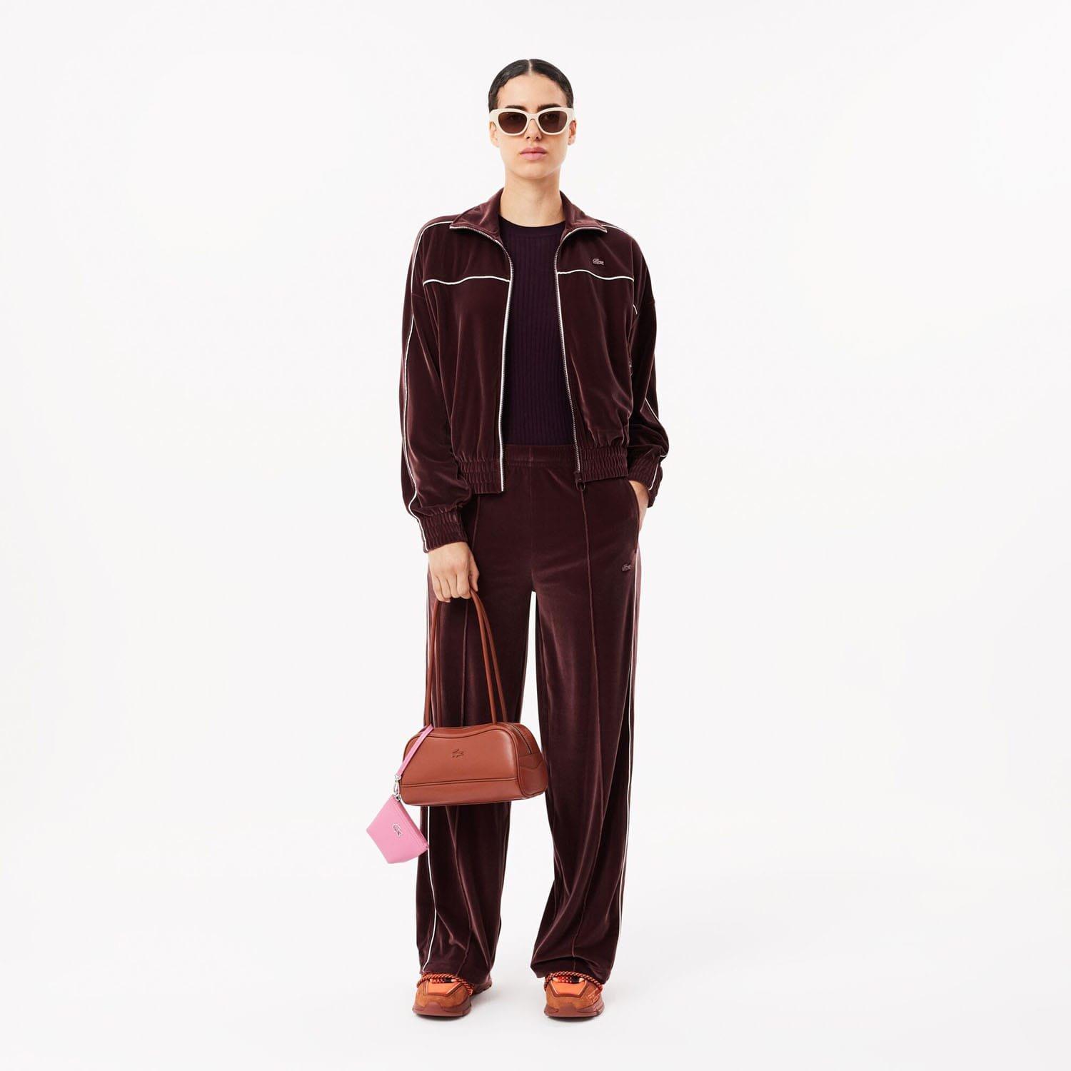 Red Maroon - Lacoste - Merino Wool 3D Rib Sweater - 3