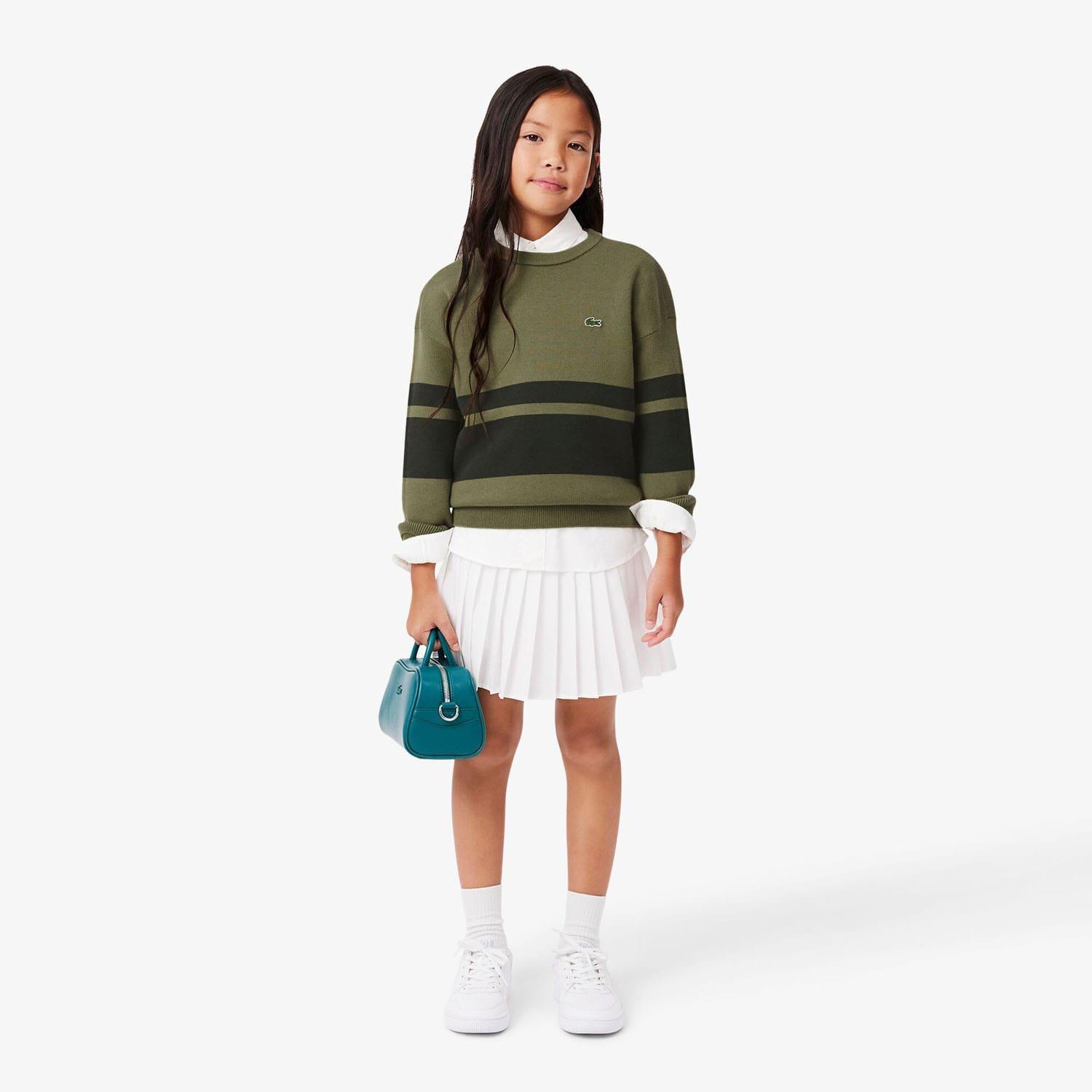 Green - Lacoste - Striped Sweatshirt - 3