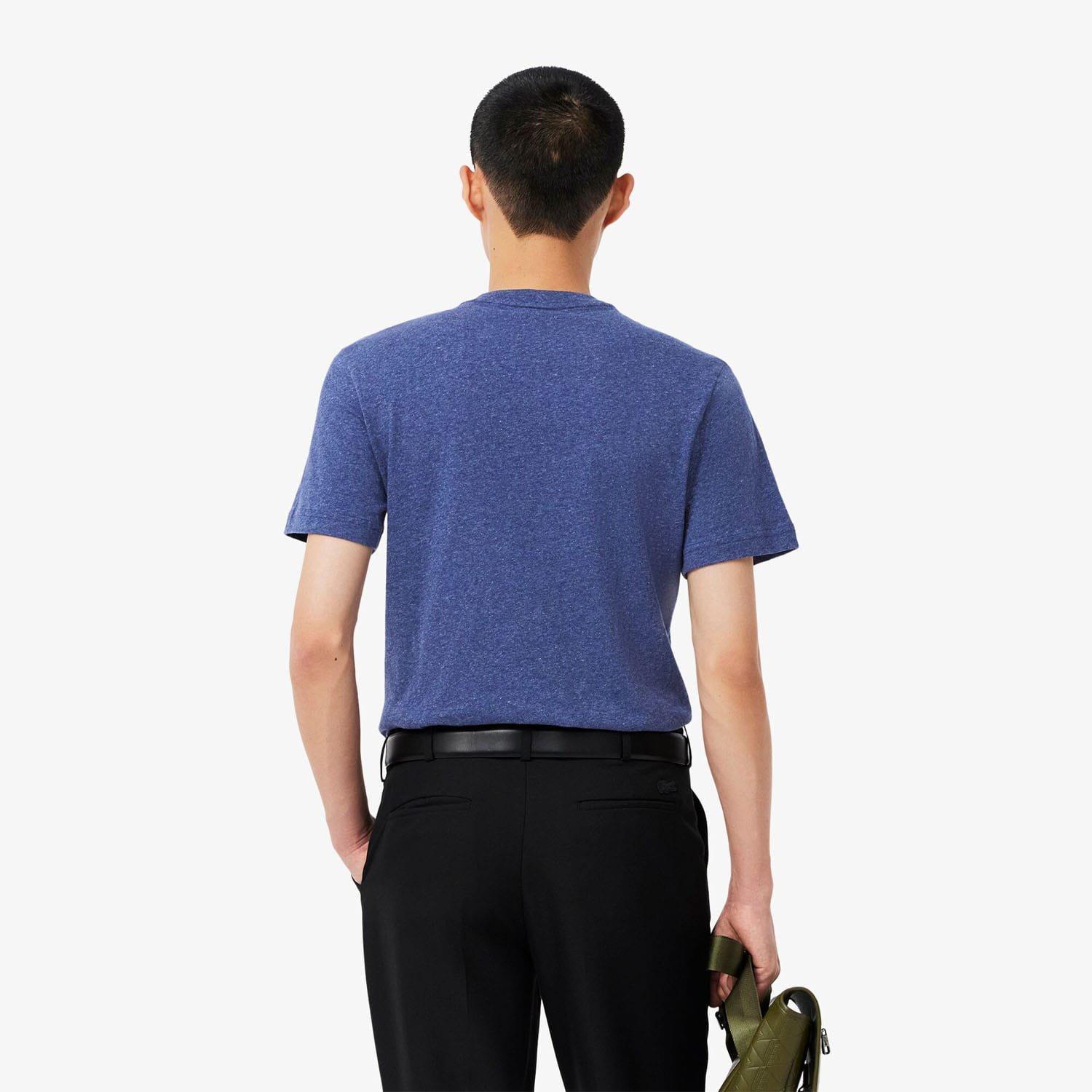 Navy - Lacoste - Mercerized Cotton T-Shirt - 2