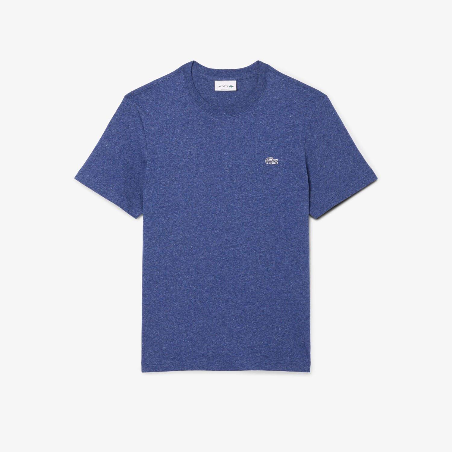 Navy - Lacoste - Mercerized Cotton T-Shirt - 4