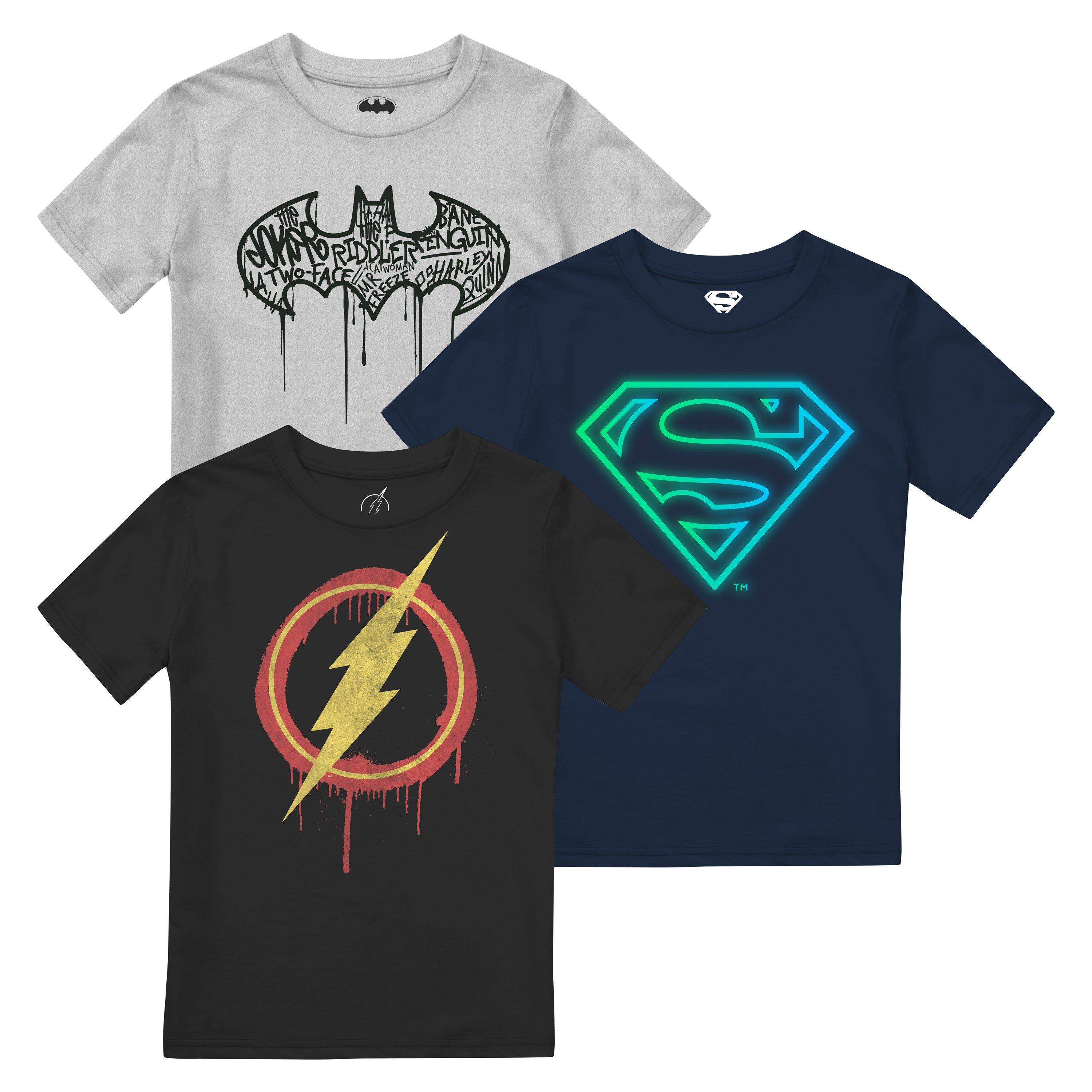 DC Comics T-shirt 3 Pack
