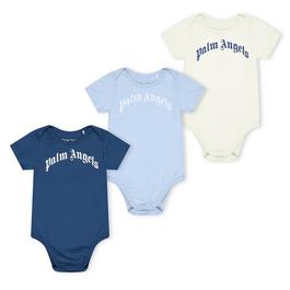 Palm Angels 3 Pack All In One Baby Grows Babies