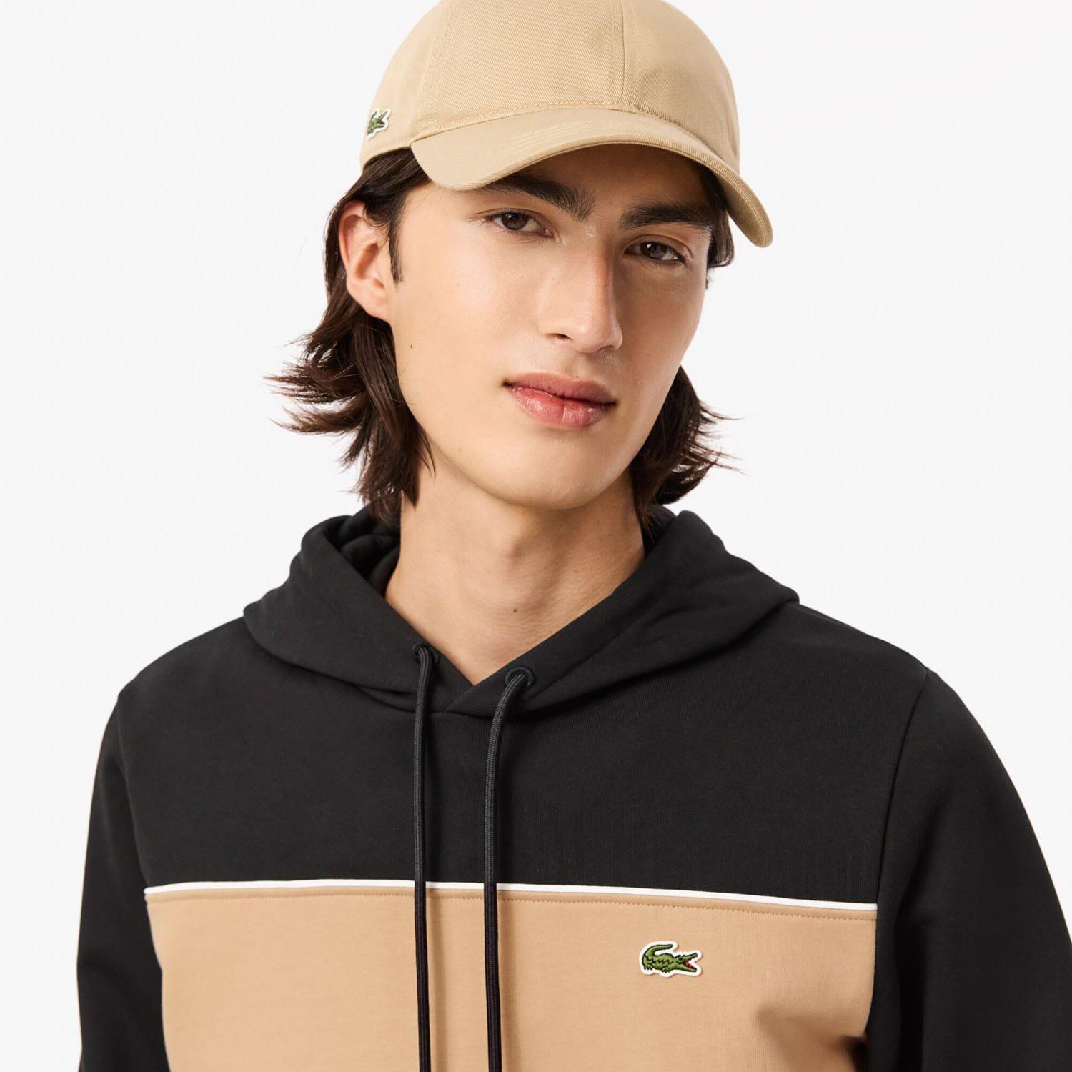 Black - Lacoste - Colour-Block Fleece Hoodie - 6
