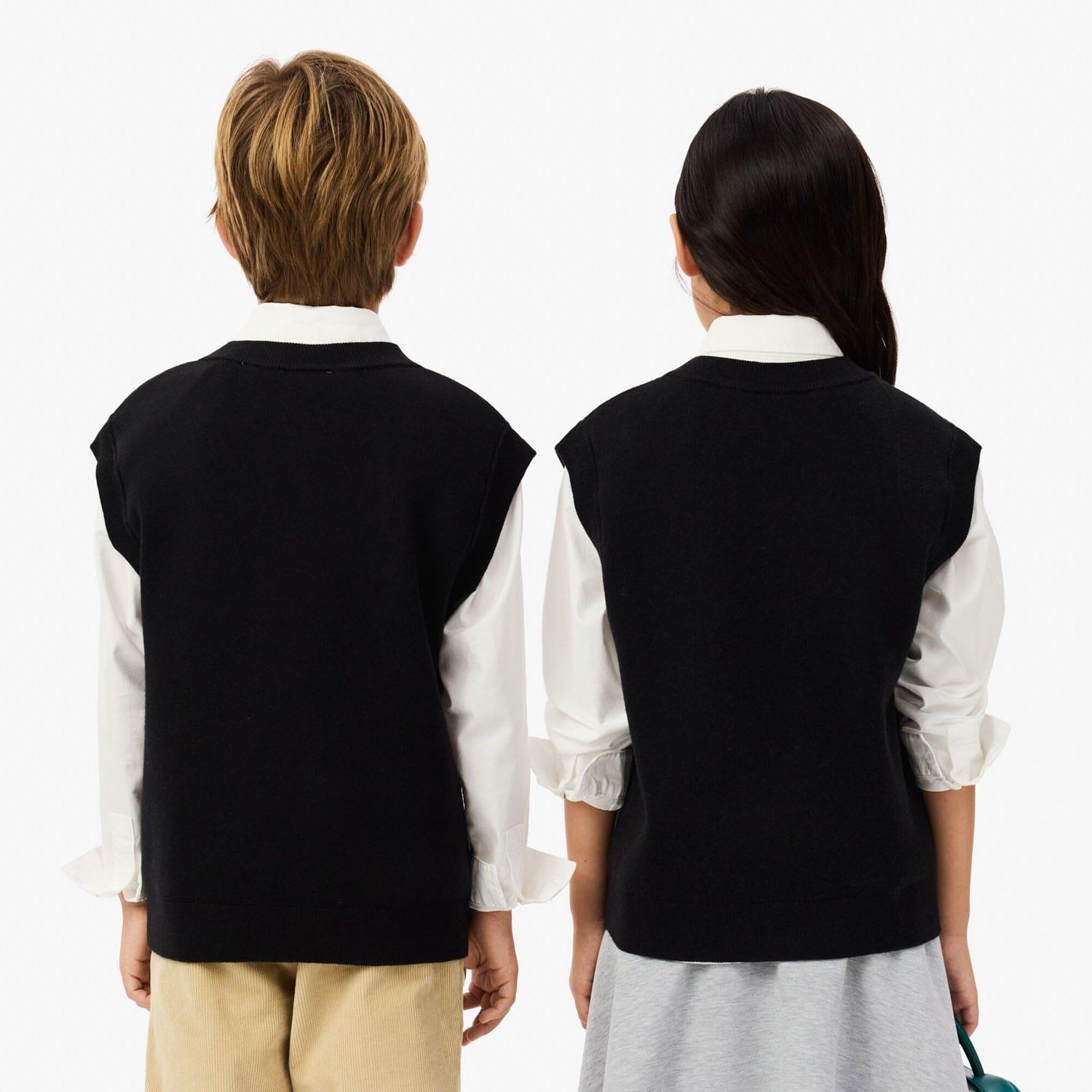 Black - Lacoste - Sweater Vest - 2