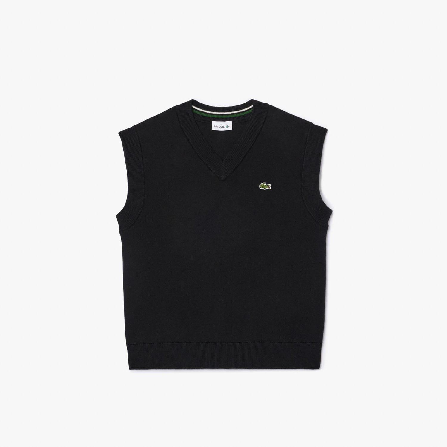 Black - Lacoste - Sweater Vest - 4