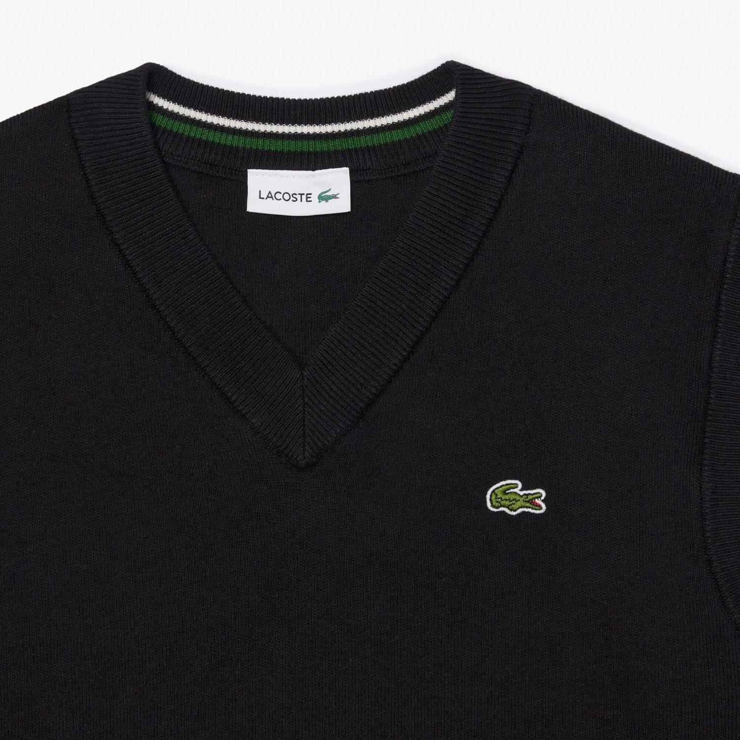 Black - Lacoste - Sweater Vest - 5