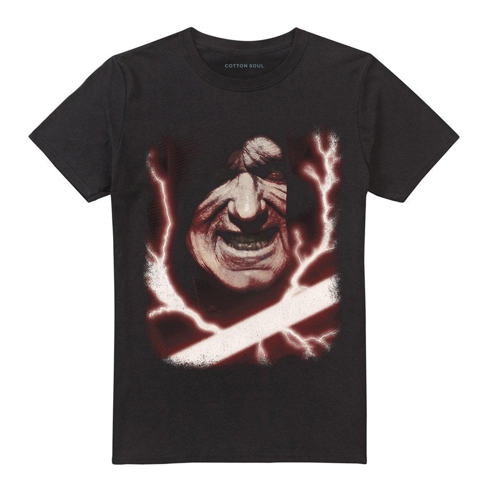 Black - Star Wars - Star Wars Darth Palpatine Large Face T-Shirt Blac - 4