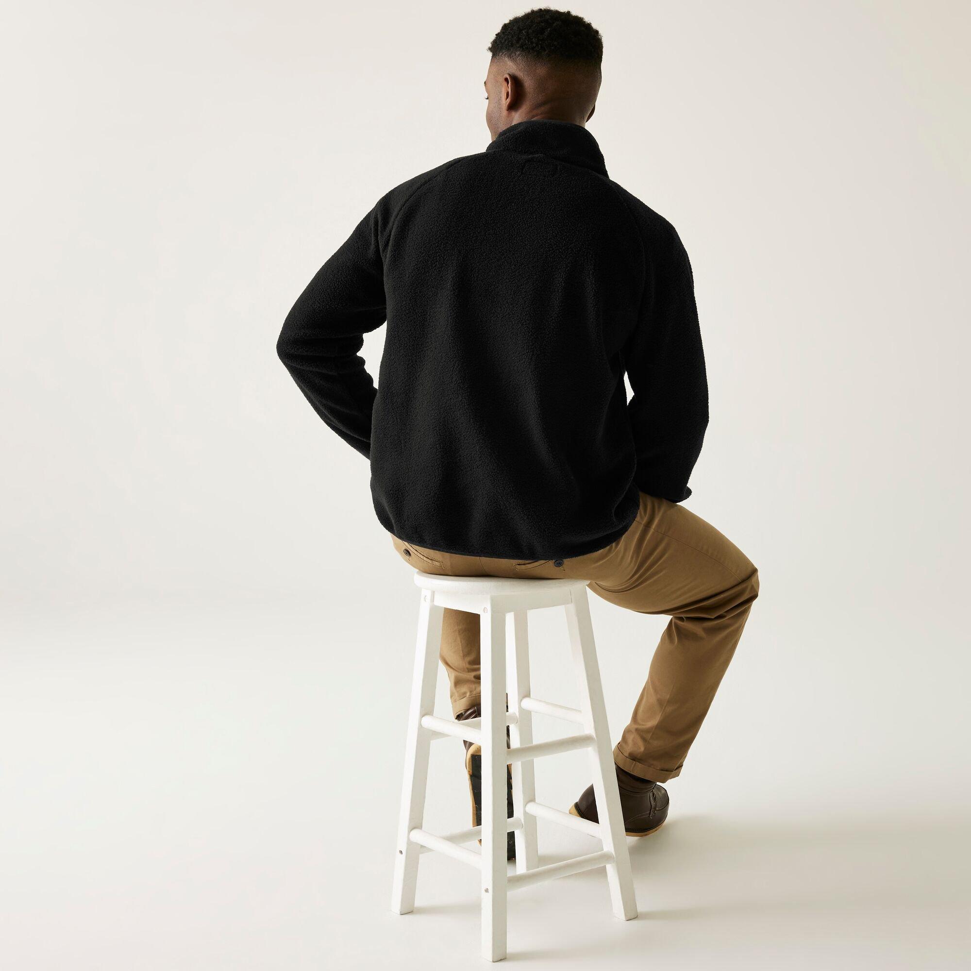 Black - Regatta - Men's Frankie Borg Full Zip Fleece - 2
