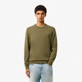 Lacoste Monochrome Crewneck Cotton Sweater