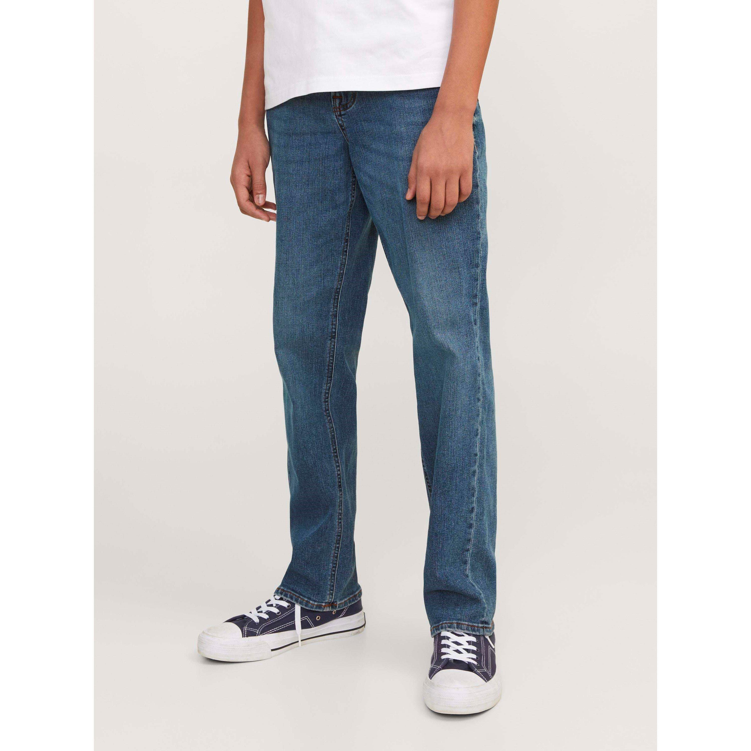 Blue Denim - Jack and Jones - Clark 223 Wide Leg Jeans Junior Boys - 3