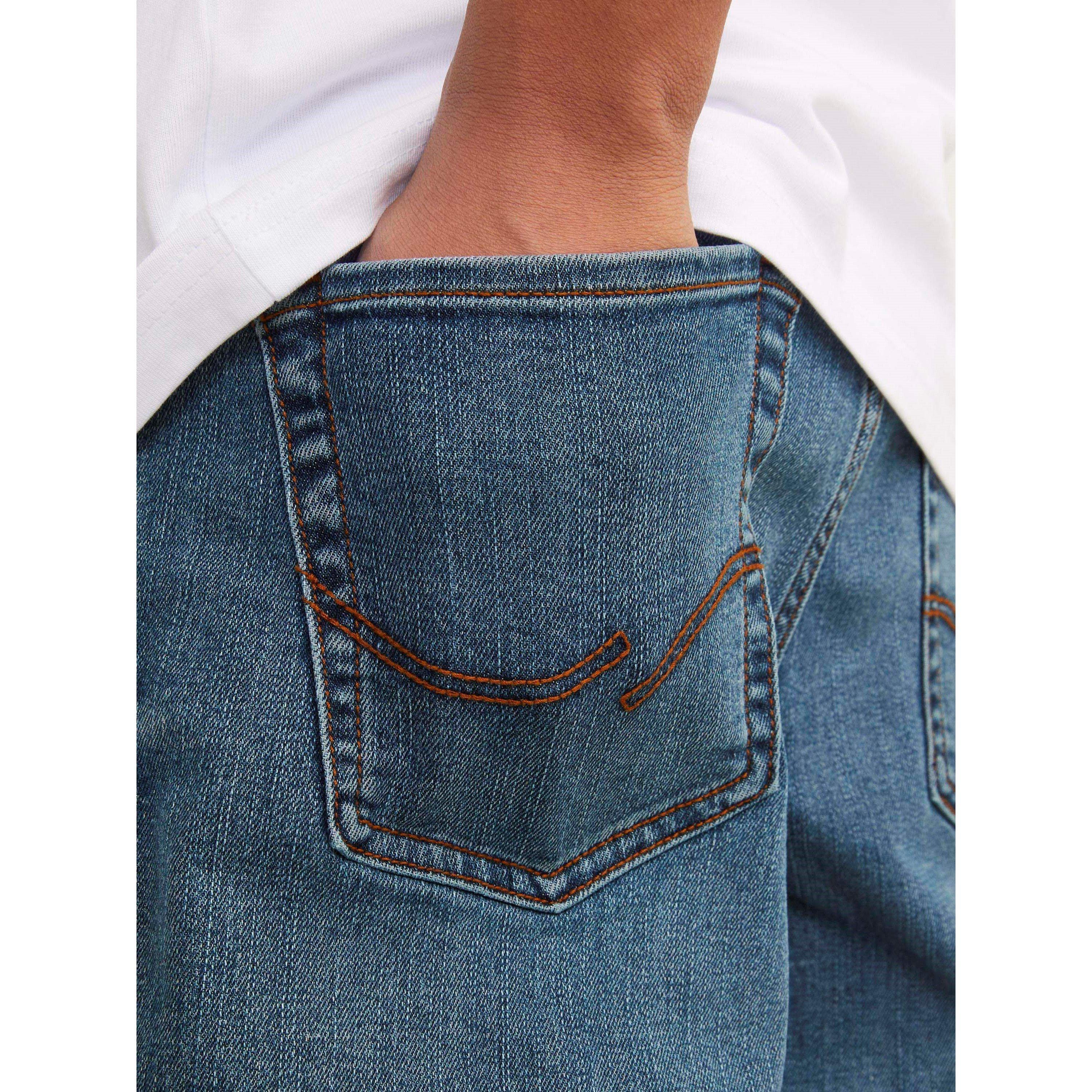 Blue Denim - Jack and Jones - Clark 223 Wide Leg Jeans Junior Boys - 5