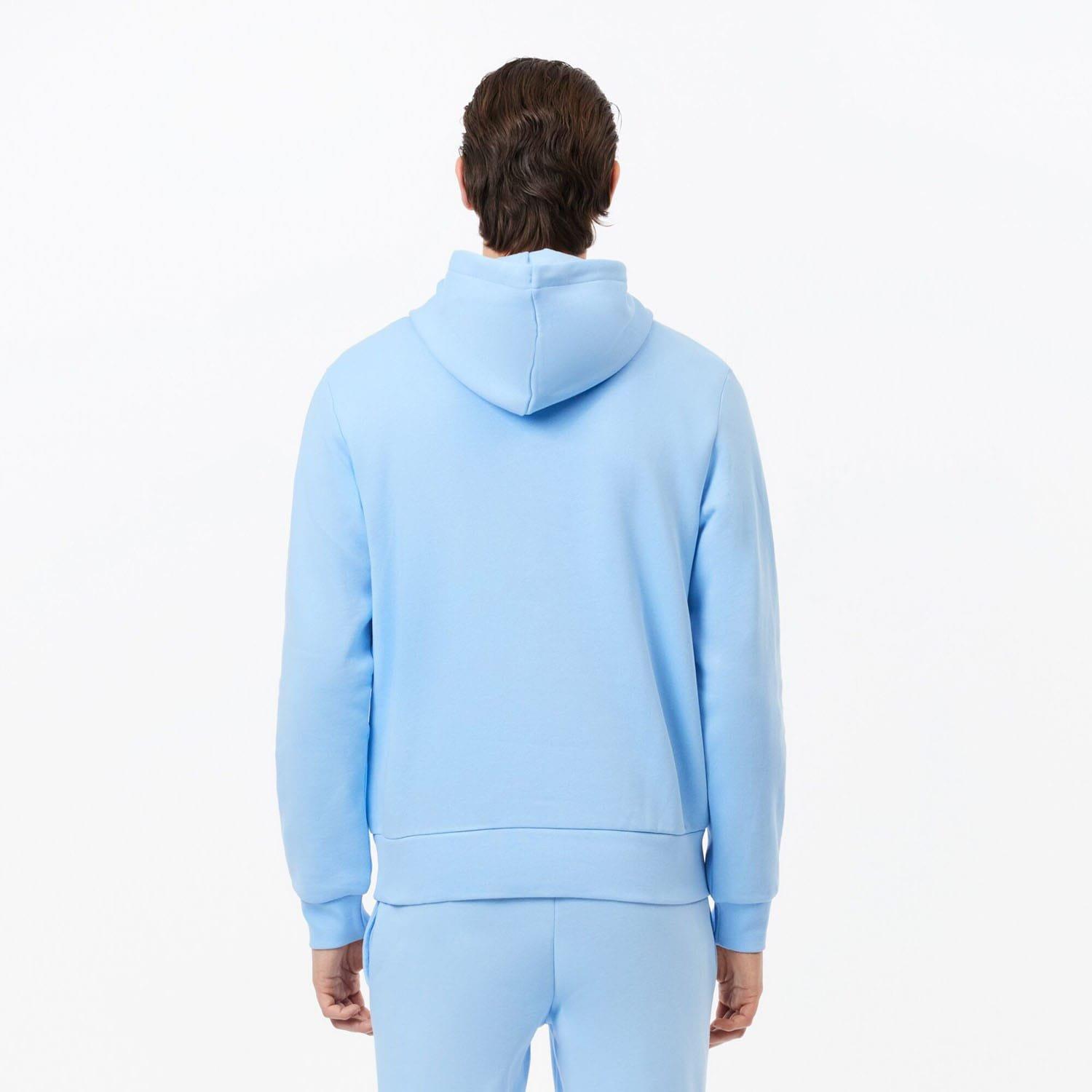Light Blue - Lacoste - Organic Cotton Hoodie - 2