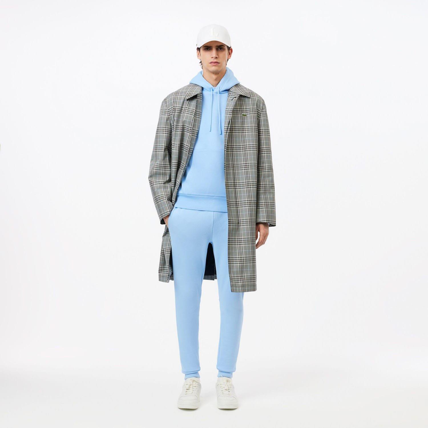 Light Blue - Lacoste - Organic Cotton Hoodie - 3