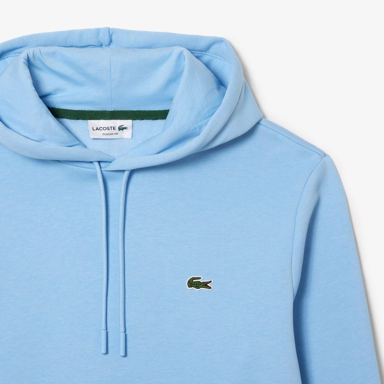 Light Blue - Lacoste - Organic Cotton Hoodie - 6