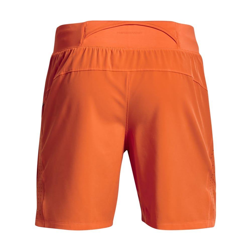 Orange - Under Armour - Launch Pro 7 Inch Shorts - 2