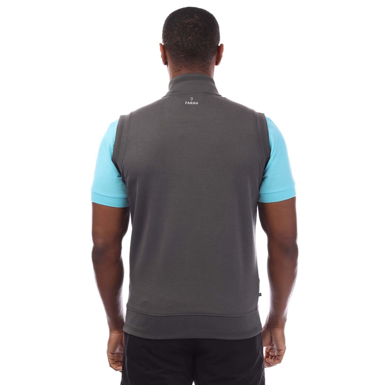 Grey - Farah - Clint Midlayer Gilet - 3