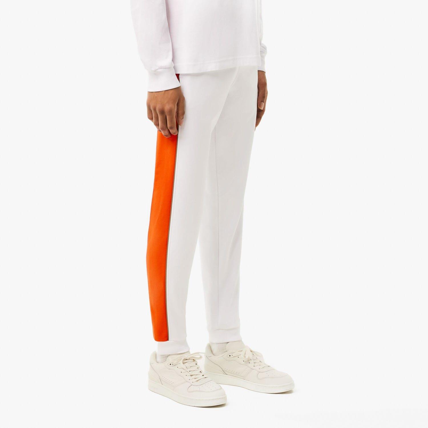 White Orange - Lacoste - Tapered Leg Sweatpants - 1