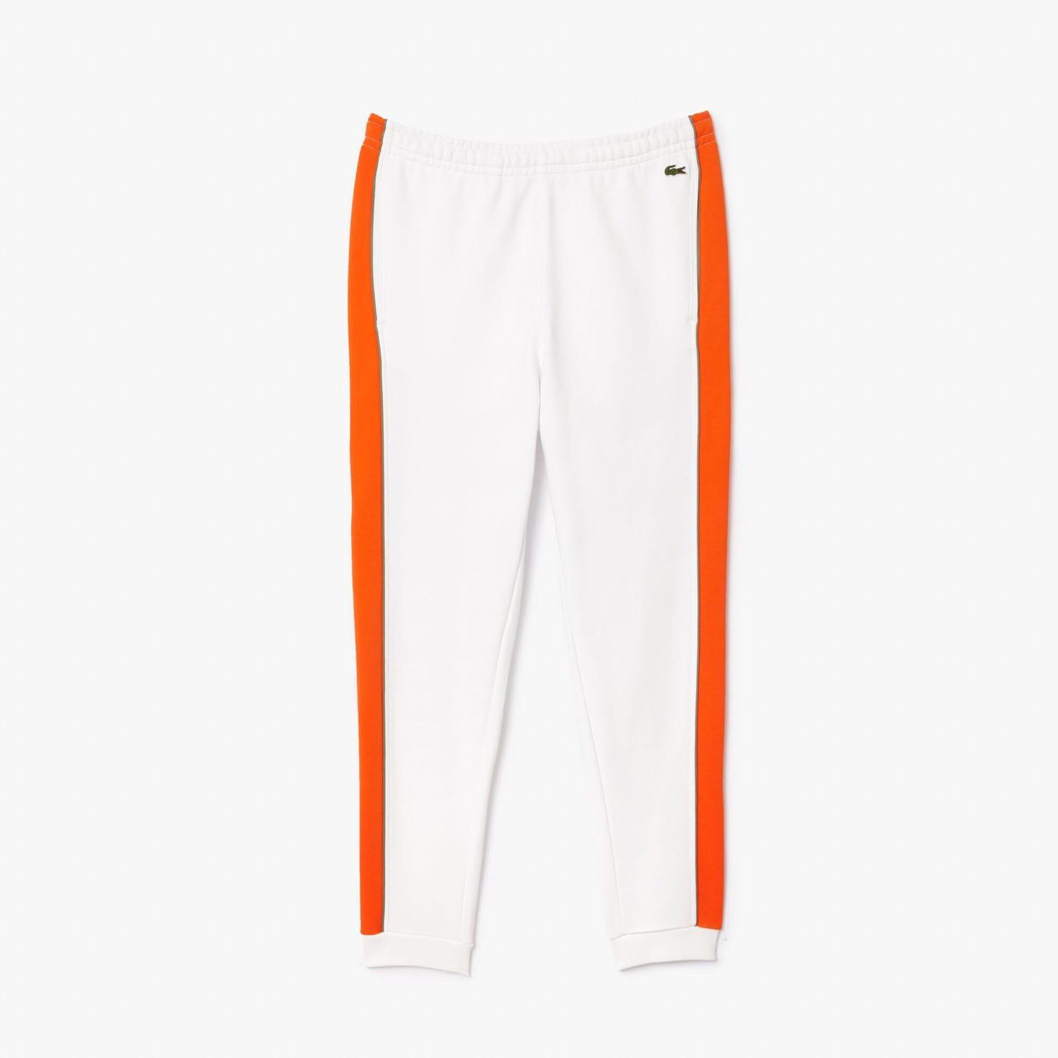 White Orange - Lacoste - Tapered Leg Sweatpants - 4