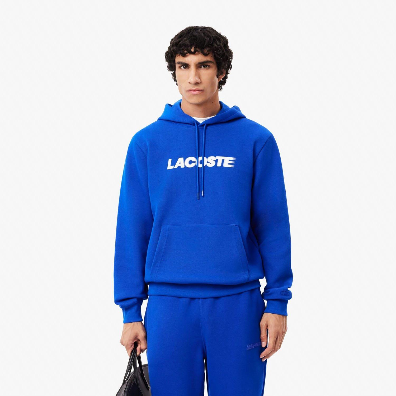 Blue - Lacoste - Piqu¿ Hoodie - 1