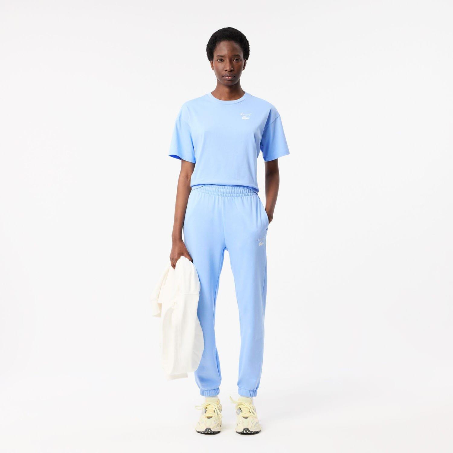 Light Blue - Lacoste - Cotton Logo T-Shirt - 3