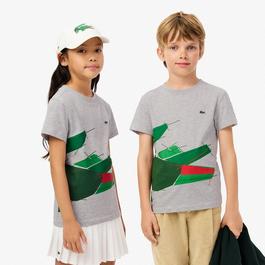 Lacoste Crocodile Graphic Cotton T-Shirt